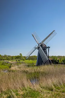Inghilterra Regno Unito Suffolk Fletta di lardo o Mulino delle fognature del Fletta