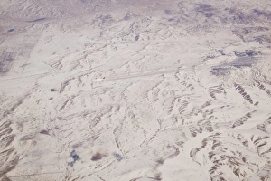 Mongolian Landscape Photography Stampe: Outer Mongolia from the air