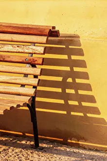 Danita Delimont RF Images Stampe: Bench and shadow