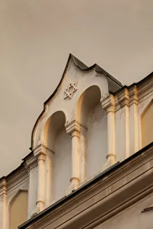 Stampe di Bulgaria, Sofia , Sinagoga di Sofia costruita nel 1909 è la sinagoga sefartica più grande d'Europa. Esterno Immagini datate 2014: Bulgaria, Sofia, Sinagoga di Sofia costruita nel 1909 è la seconda più grande sinagoga sefartica d'Europa