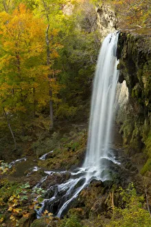 USA Autumn Landscapes Stampe: Falling Spring falls, outside of Covington, Virginia, USA