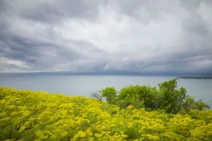 Armenia Landscape Photography Stampe: Armenia, Sevan. Lake Sevan from Sevanavank Peninsula during summer