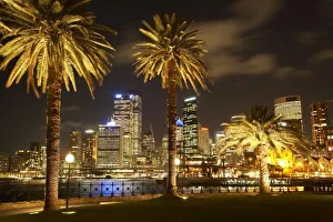 Sydney Central Business District Stampe: Palm Trees