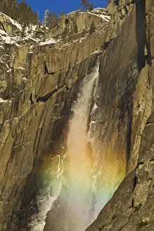 Yosemite Landscape Photography Stampe: Rainbow on Upper