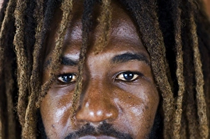 Caribbean Photography Stampe: Robert, rasta guy (MR)