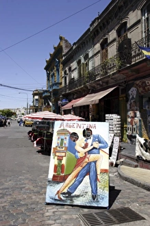Buenos Aires Street Scene Stampe: You can be a tango dancer