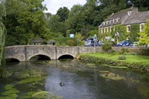 Gloucestershire Countryside Stampe: Trout stream in