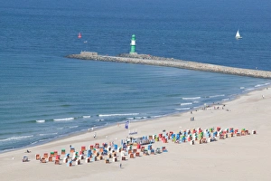 German Coastline Images Stampe: warnemunde beach