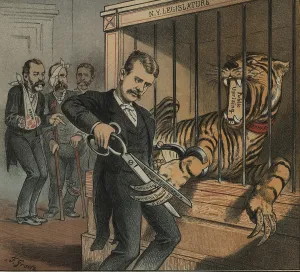Tammany Hall Corruption Stampe: MAKE HIM HARMLESS