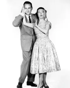 Vintage Television Sets Stampe: YOUR SHOW OF SHOWS, (from left): Sid Caesar, Imogene Coca, 1950-54