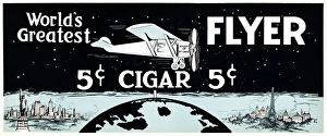 AD: SIGARI, c1935. Annuncio per sigari. Litografia, c1935