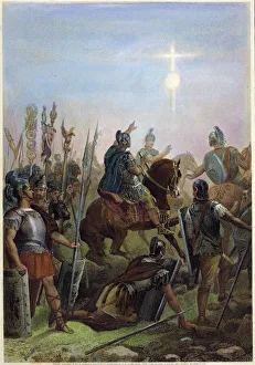 Holy Roman Empire History Stampe: CONSTANTINE CONVERSION