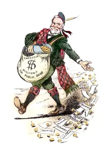 Industriali Stampe: ANDREW CARNEGIE (1835-1919). Industriale e umanitario statunitense (nato in Scozia).