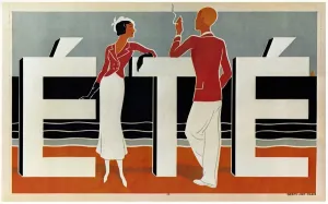 POSTER: ESTATE, c1925. Litografia di Caddy, c1925