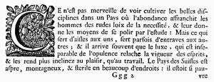 Movable Type Printing Stampe: PRINTING INITIAL, c1500. Initial C. Wood engraving, French, c1500