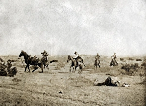 Old West Photographs Stampe: TEXAS: COWBOYS, c1908