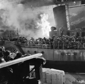 Behind The Scenes Of Dunkirk Stampe: Filming an explosion sequence
