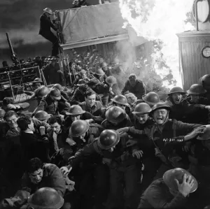 La ripresa di una sequenza desplosione.