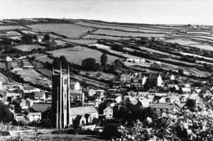 Vista di Combe Martin, Devon.