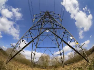 Oxfordshire Landscape Photography Stampe: Beneath the pylon