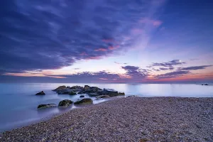 Italian Coastline Photography Stampe: Sunrise