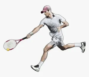 Athletic Male Figure Drawing Stampe: Template_CS5