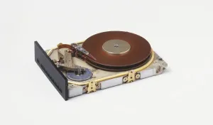 Data Storage Technology Stampe: Hard disc from a computer