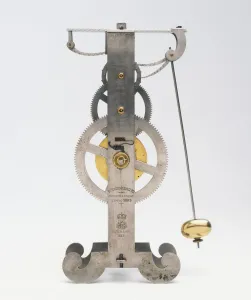 Studio Shot Clocks Stampe: A pendulum clock built in 1883