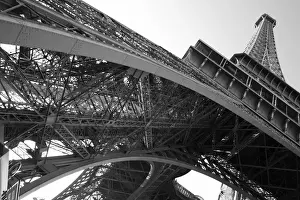 Famous Landmarks In France Stampe: Eiffel tower