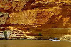 South Australia Travel Destinations Stampe: Murray river cliffs