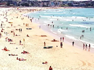 Colorful Australian Landscapes Stampe: Off to the Beach