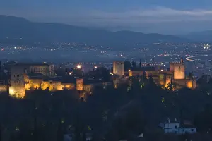 Travel Destinations In Spain Stampe: Alhambra
