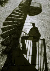 Spiral Staircase Photography Stampe: First step up