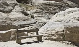 Jordan Travel Destinations Stampe: The Bench