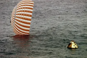 Vintage Space Exploration Stampe: Apollo 4 Command Module