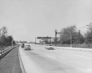 Civil Engineering History Stampe: Cars on Highway