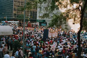 New York City Protests Stampe: Crowd Protesting