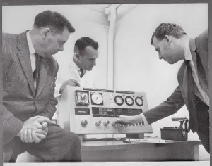 Food Preservation Methods Stampe: Men Checking a Control Panel