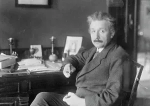 Albert Einstein Portrait Stampe: Physicist Albert Einstein