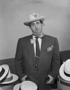 Vintage Hat Collection Stampe: Sid Caesar Surrounded by Hats