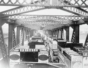 London Transportation History Stampe: Testing Method for Waterloo Bridge