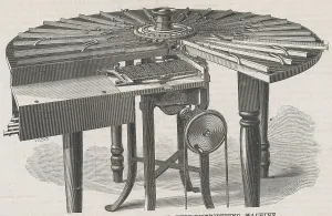 Industrial Revolution Machinery Stampe: Type-Distributing Machine
