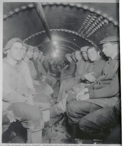 Civil Engineering History Stampe: Workers Undergoing Decompression