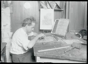 Artisan Craftsmanship Stampe: Workman Etching Notes
