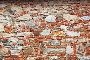 Czech Republic UNESCO Sites Stampe: Brick Wall