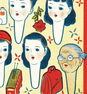 Pop Art Illustrations Stampe: Head pattern
