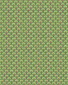 Green Background Illustration Stampe: Pattern