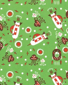 Pop Art Illustrations Stampe: Rocket pattern
