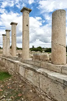 UNESCO World Heritage Site Cyprus Stampe: Columns