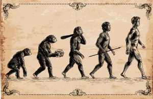 Digital Vision Vectors Stampe: Vector of human evolution concept